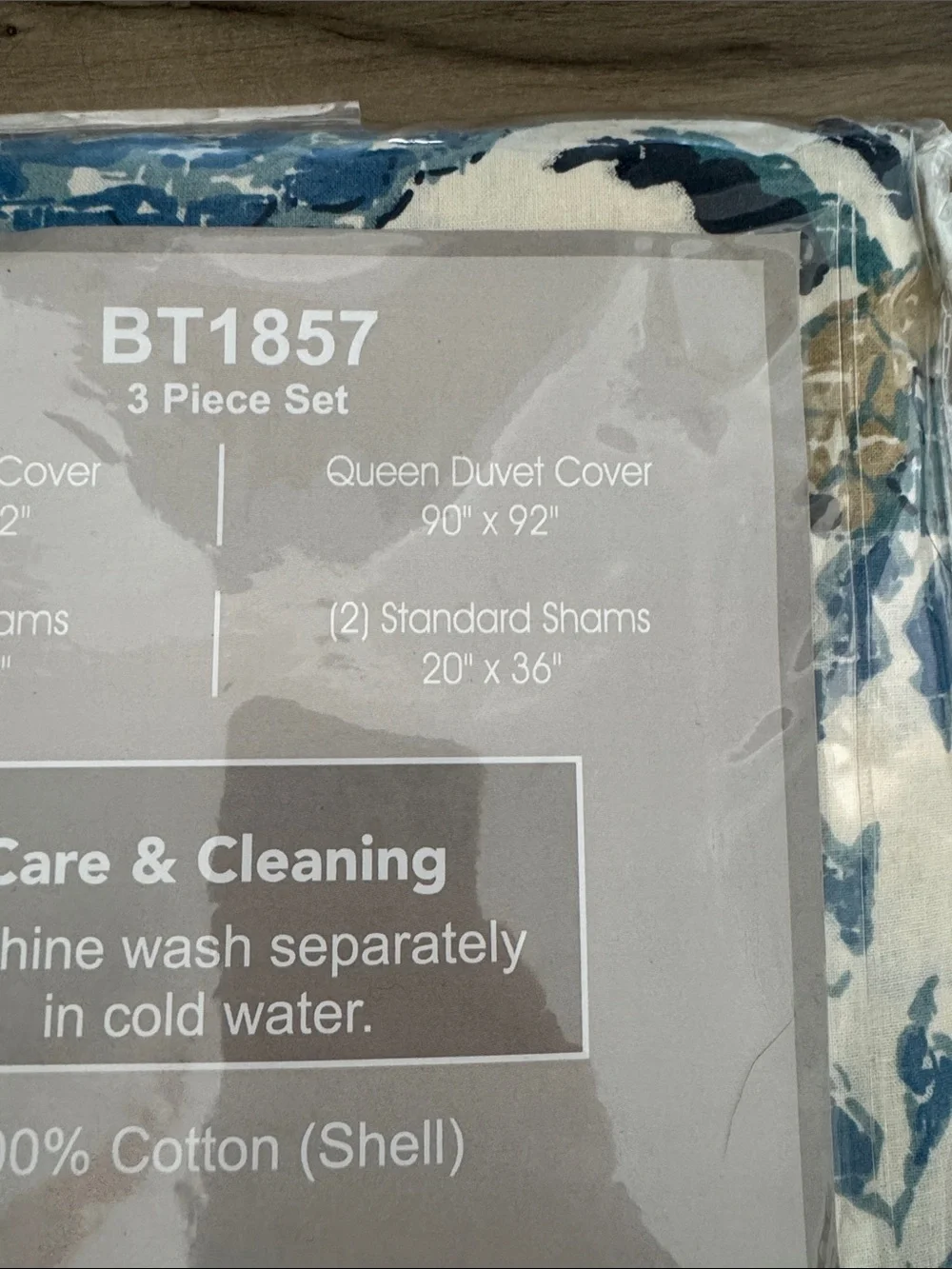 New Birch Lane Queen Duvet 3 piece set with pillow shams